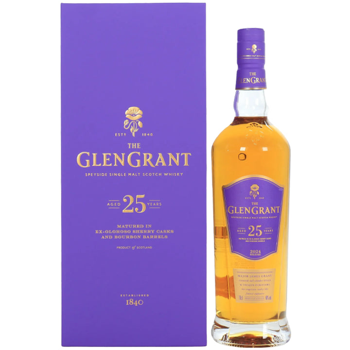 Glen Grant - 25 Year Old Single Malt Scotch Whisky (2024 Release) Signed by Dennis Malcolm and Greig Stables(700ml/ 46%)