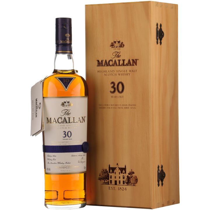 Macallan 30 Years Old - Sherry Oak (Pre-2018) Single Malt Scotch Whisky (700ml/ 43%)