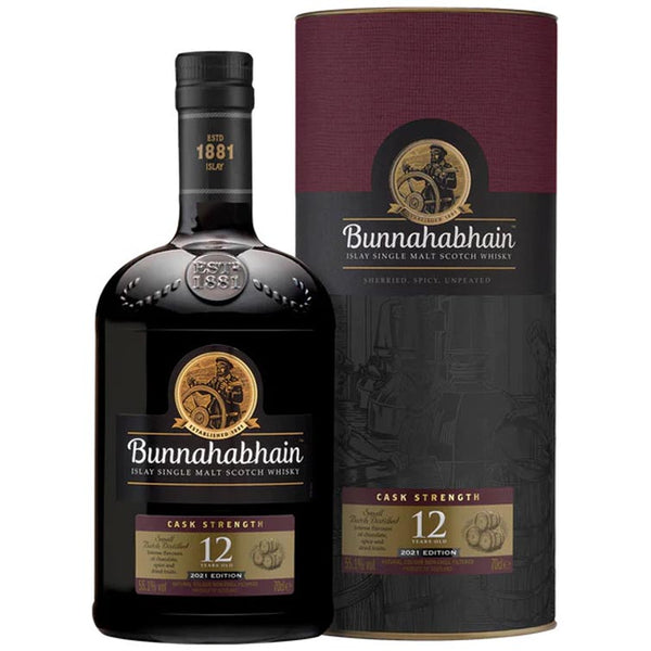 Bunnahabhain 12 Year Old 2021 Single Malt Scotch Whisky (700ml / 55.1%)