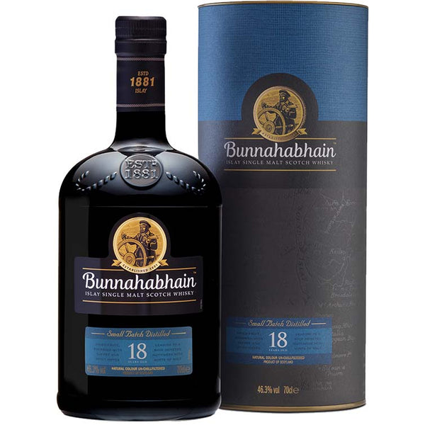 Bunnahabhain 18 Year Old Single Malt Scotch Whisky (700ml / 46.3%)
