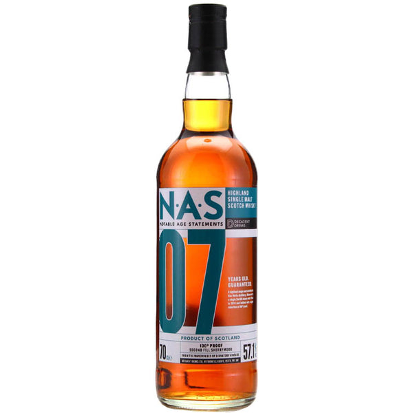Decadent Drinks NAS 2 2014 Ben Nevis 7 Year Old Single Malt Scotch Whisky (700ml/ 47.1%)