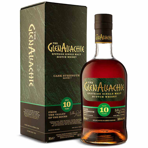 The GlenAllachie 10 Year Old Cask Strength Batch 7 Single Malt Scotch Whisky (700ml/ 56.8%)