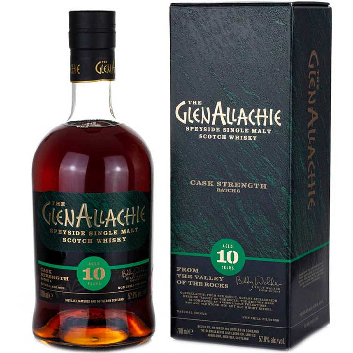 The GlenAllachie 10 Year Old Cask Strength Batch 6 Single Malt Scotch Whisky (700ml/ 57.8%)