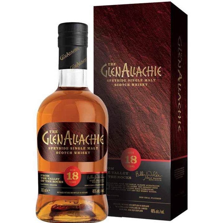 The GlenAllachie 18 Year Old Single Malt Scotch Whisky (700ml/ 46%)