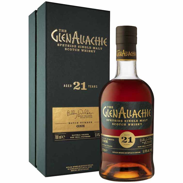 The GlenAllachie 21 Year Old Cask Strength Single Malt Scotch Whisky (700ml/ 51.4%)