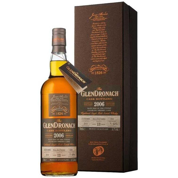 Glendronach 2006 Single Cask No. 3359 Oloroso Puncheon Cask Strength 13 Year Old Single Malt Scotch Whisky (700ml / 56.7%)