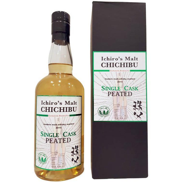 Ichiro's Malt Chichibu Single Cask Peated “Modern Malt Whisky Market” 2015 (700ml / 61.8%)