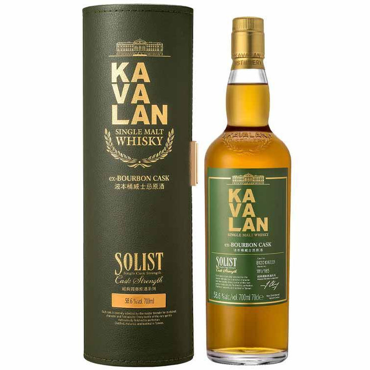 Kavalan Solist Ex-Bourbon Cask Strength Single Malt Taiwanese Whisky (700ml / 59.4%)