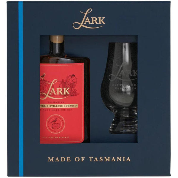 Lark Master Distillers Oloroso Single Malt Australian Whisky + Glencairn Glass (100ml / 43%)