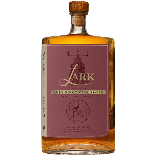 Lark Limited Release Ruby Pinot Single Malt Australian Whisky (500ml / 52.5%)