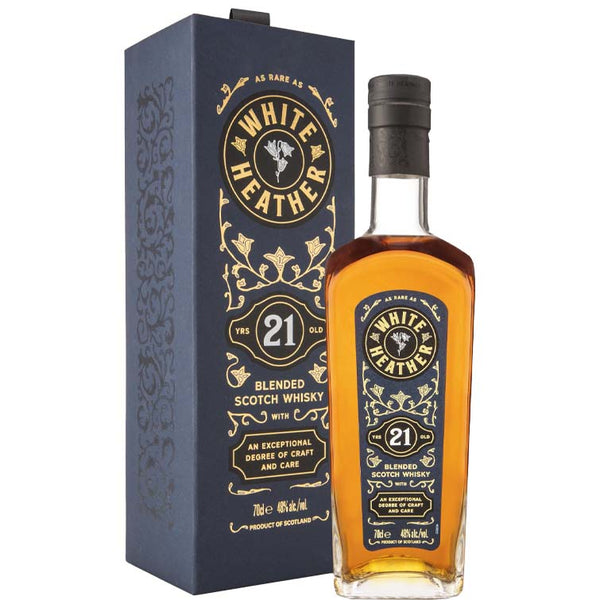 White Heather 21 Year Old Blended Scotch Whisky (700ml/ 48%)