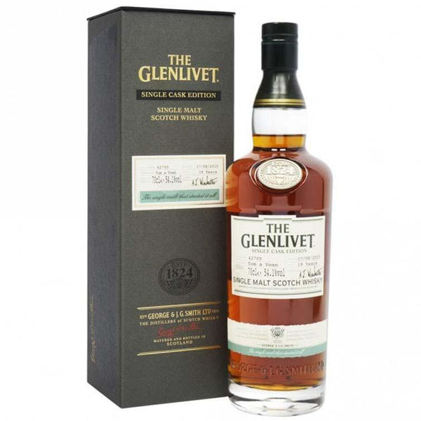 Glenlivet Tom A Voan Single Cask 19 Year Old Cask Strength Single Malt Scotch Whisky (700ml / 54.1%)